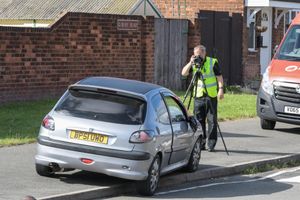The Peugeot was abandoned on nearby Gurney Road. Photo: SnapperSK