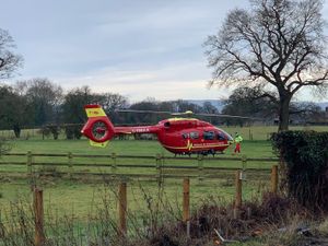 Supporting image for story: Woman taken to hospital after two-car crash near Shrewsbury