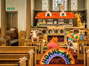 Supporting image for story: Noah and his animals at church fete