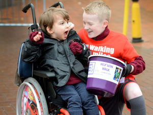 Supporting image for story: Wolverhampton schoolboy completes 100-mile walk to fund life changing treatment for schoolboy