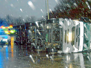 Supporting image for story: Black day for Shropshire drivers as ice brings chaos