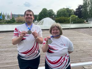 Supporting image for story: Shropshire athlete Briony claims silver at Berlin games