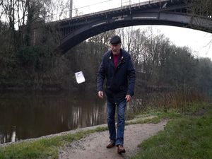 The young boy has become an older man, but is still after the money