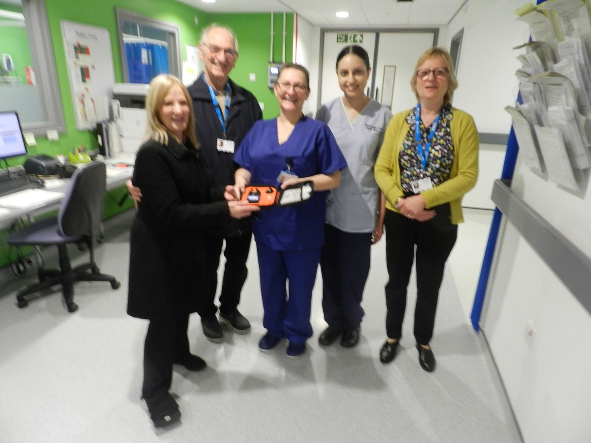 League gifts a really handy tool to Cannock hospital