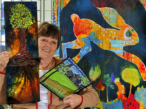 Supporting image for story: Wolverhampton Embroiderers Guild's fabric work exhibition ongoing at Black Country venue