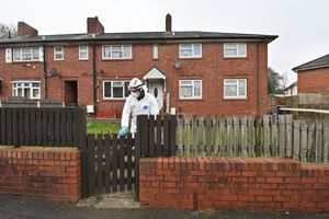 The scene in Green Park Road. Photo: Steve Leath