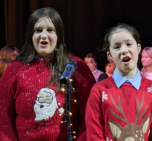 Andreea Strust and Holly Aldridge from Ercall Wood.