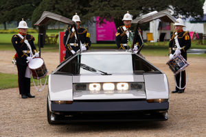 The Aston Martin Bulldog which was unveiled in London. Photo: Kirsty O'Connor/PA Wire