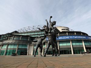 General view of outside of stadium at Twickenham