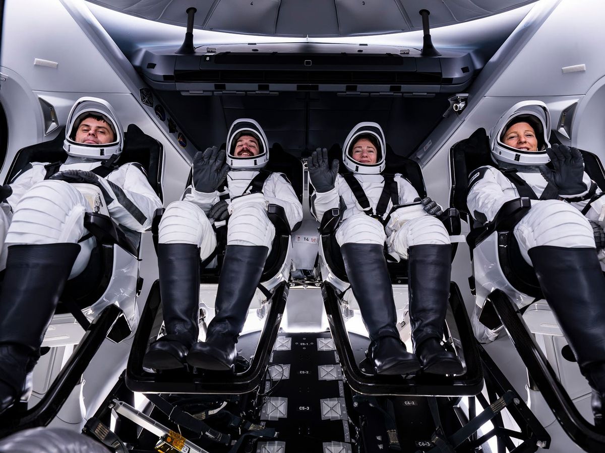 Four new astronauts arrive at International Space Station