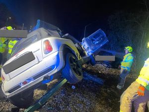 Supporting image for story: Firefighters rescue driver trapped in car after early hours crash in Wolverhampton 