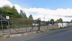 The site on Leys Road in Brierley Hill which could become a 13-hoime estate if planners give their blessing. Picture Google free for LDRS use