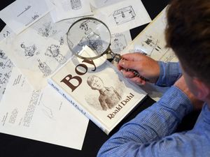Supporting image for story: Roald Dahl sketches sell for almost £24,000 at auction