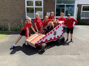 Supporting image for story: Teams getting on their soap boxes as they prepare to take on the "thrill of the hill" in south Shropshire