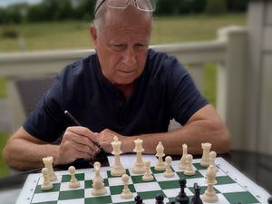 Supporting image for story: Check out chess player Steve's new move