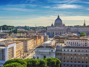 Rome at sunset