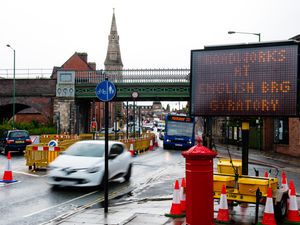 Supporting image for story: Work begins on Shrewsbury's English Bridge gyratory - with pictures