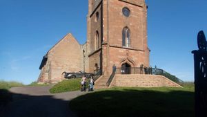 The church in Hanbury