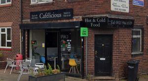 The leasehold on Cafelicious in Oldbury is up for sale for £30,000. Photo: Google Street Map