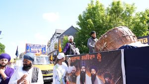 Music was a feature of the parade as well