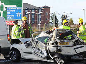 Supporting image for story: Crash sparks rush hour chaos