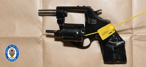 The gun recovered by officers. Photo: West Midlands Police