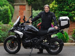 Supporting image for story: John Bishop has found ‘whole new perspective’ by biking to tour dates