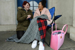 Supporting image for story: Two's a crowd as pair queue for V Festival tickets at Wolverhampton Civic