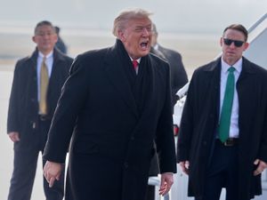 Supporting image for story: Trump arrives in Switzerland after plane issue delays journey