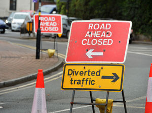 A series of road closures have been announced in Staffordshire