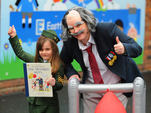 Supporting image for story: Pupils read all about Captain Tom