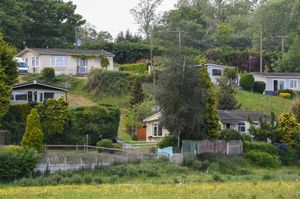 Knowle Sands Caravan Park, where the two men died