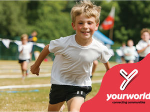 Supporting image for story: High energy and inspiration as Jay Rosa inspires at All Saints Sports Day