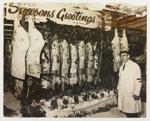 Bob Darley, of Rowley Farm in Worfield and Rudge Farm in Pattingham, had topped up his supply to meet the Christmas demand by purchasing prizewinning cattle from shows at Ruthin, Llanfyllin, Kidderminster, Oswestry and Welshpool