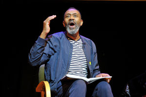  Sir Lenny Henry at Brierley Hill civic hall , Dudley.