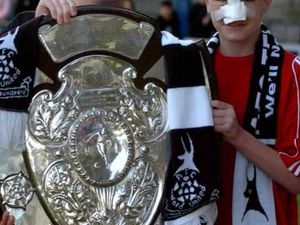 Supporting image for story: Injured football fan Ryan feted