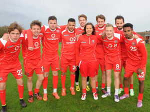 Supporting image for story: WATCH the Saddlers take on the Johnstone's Paint Pot Challenge