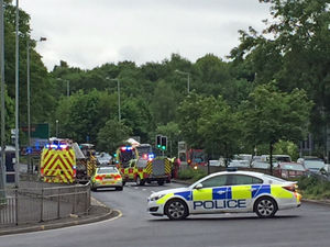 Supporting image for story: Stafford Road in Wolverhampton shut after crash