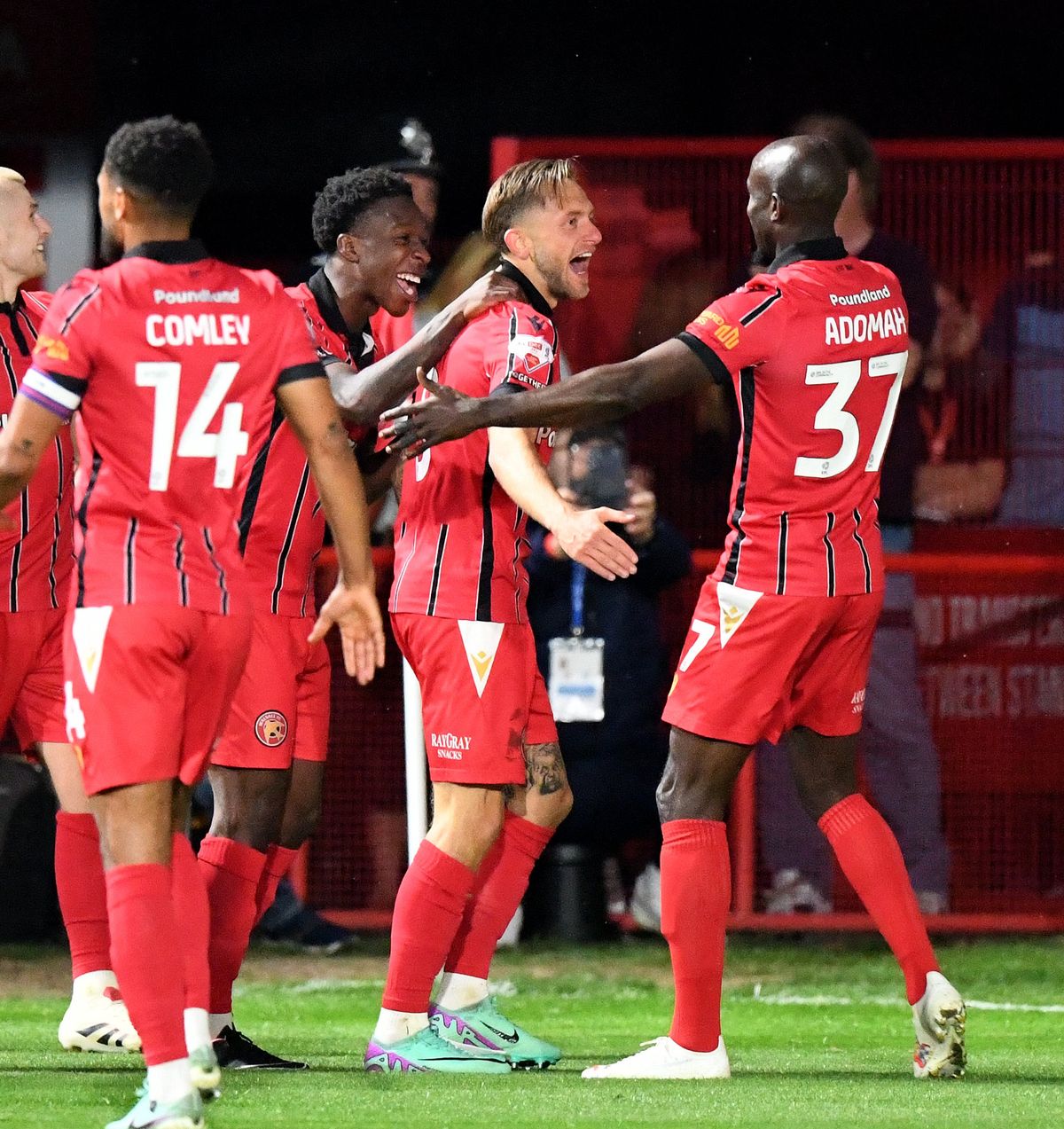 Walsall midfielder overwhelmed with emotions after scoring vital goal in front of his family