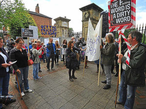 Supporting image for story: Shropshire protesters stage rally over gas drilling plan