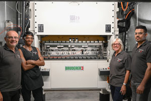 Some of Brandauer’s dedicated LORD International manufacturing team