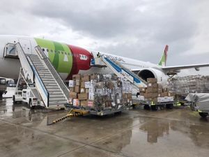 Supporting image for story: Wolves' owners Fosun fly 12 tons of medical supplies into Europe