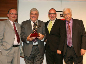 Supporting image for story: Cannock's Ron Gray wins prestigious boxing award