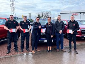 David Love, George Bristow, Scott Thomas, Melissa Butcher, Dean Asplin and Phil Joseph.