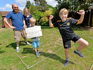 Supporting image for story: Schoolboy George ready to run half marathon to support NHS