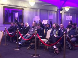 Traders make their feelings known