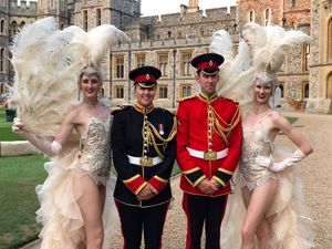 Supporting image for story: Ellesmere showgirl performs at Windsor Castle