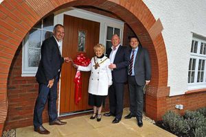 Opening a show home at Compton Park with Steve Bull