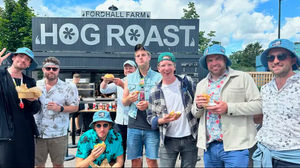 Fordhall Farm hog roast at Edgbaston Stadium.