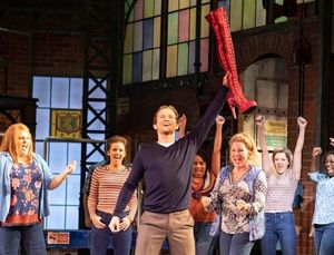 Joel Harper-Jackson, as Charlie, in the Kinky Boots UK Tour. Photo: Helen Maybanks.